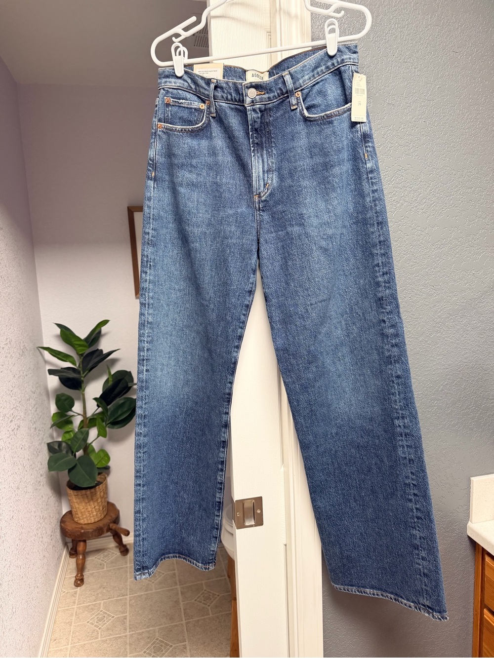Agolde Harper Jean mid rise relaxed straight